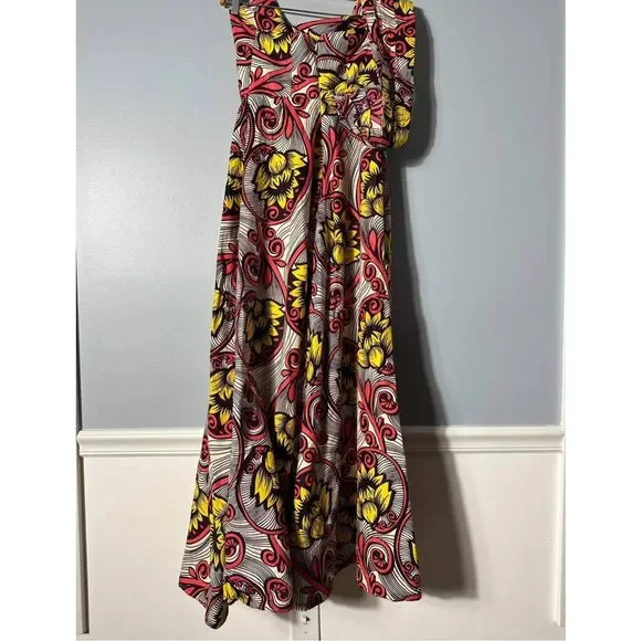 New Anthropologie SIKA One-Shoulder Maxi Dress Size 0 - Picture 7 of 8